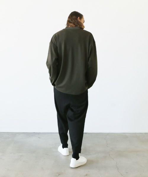 Edwina Hoerl  エドウィナホール.MOCK NECK SWEATER SARTRE [21A/EH43TS-01/d.khaki]_