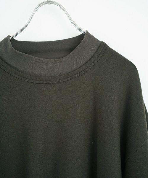 Edwina Hoerl  エドウィナホール.MOCK NECK SWEATER SARTRE [21A/EH43TS-01/d.khaki]_