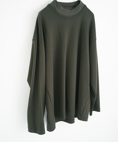 Edwina Hoerl  エドウィナホール.MOCK NECK SWEATER SARTRE [21A/EH43TS-01/d.khaki]_