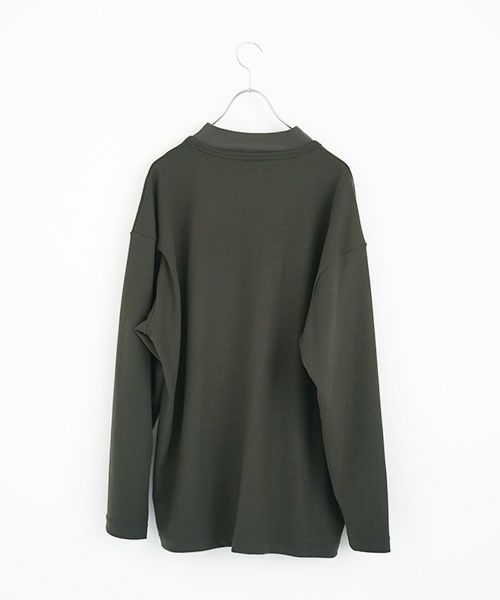 Edwina Hoerl  エドウィナホール.MOCK NECK SWEATER SARTRE [21A/EH43TS-01/d.khaki]_
