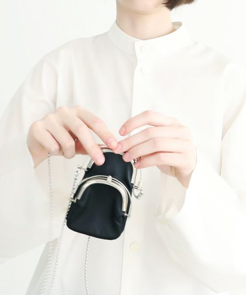 EDROBERTJUDSON.エドロバートジャドソン.chain double frame purse[ODD・B01X CO-14A / 005.black]