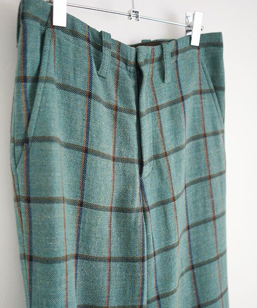 ohta.オオタ.check wide pants [st-29C]