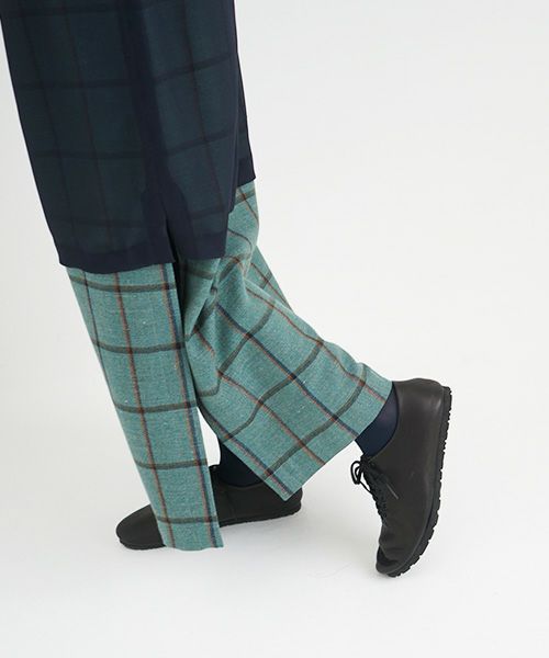 ohta.オオタ.navy chesk skirt [sk-14C]