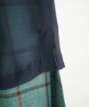 ohta.オオタ.navy chesk skirt [sk-14C]