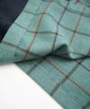 ohta.オオタ.navy chesk skirt [sk-14C]