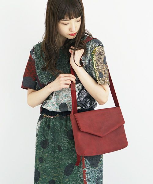 ohta, オオタ, burgundy letter bag [ac-20R7]