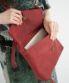 ohta.オオタ.burgundy letter bag [ac-20R7]