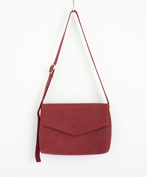 ohta.オオタ.burgundy letter bag [ac-20R7]