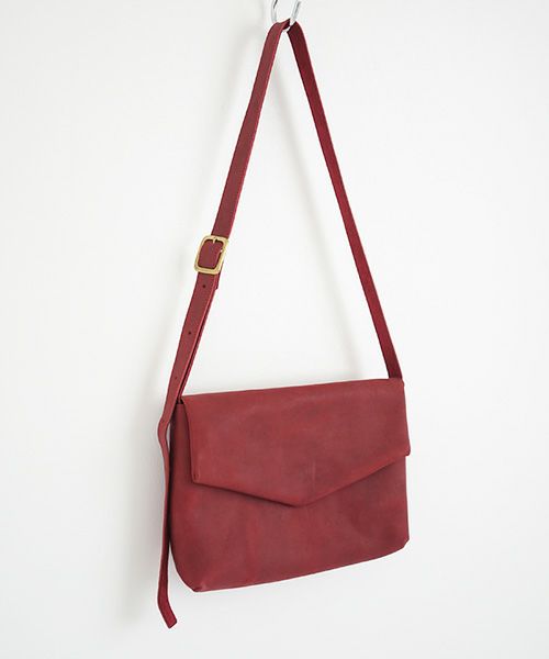 ohta.オオタ.burgundy letter bag [ac-20R7]