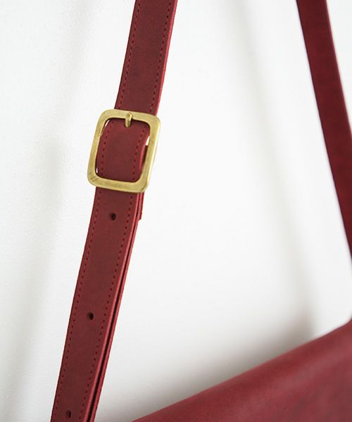 ohta.オオタ.burgundy letter bag [ac-20R7]