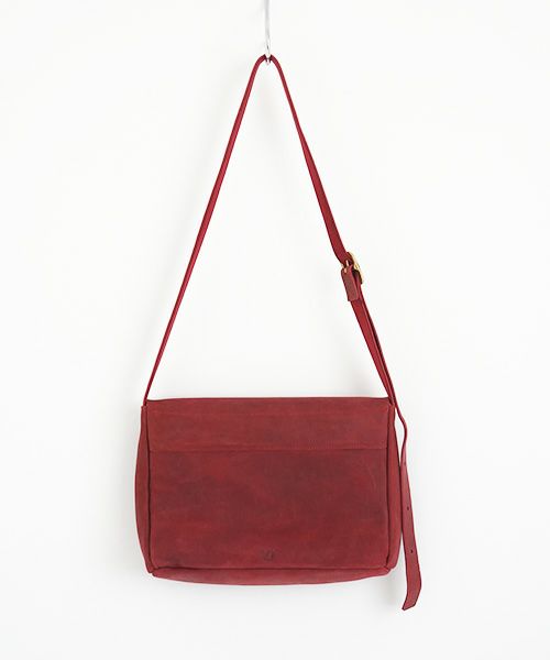 ohta.オオタ.burgundy letter bag [ac-20R7]