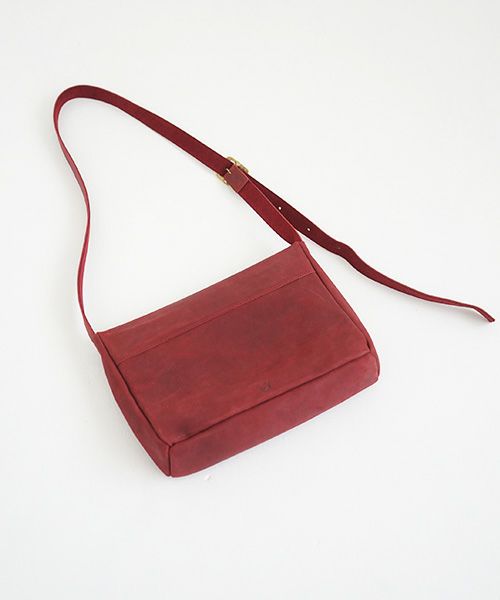 ohta.オオタ.burgundy letter bag [ac-20R7]