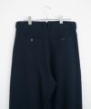 YANTOR.ヤントル.6ply Khadi 2tuck Wide Pants[Y215PT08/NAVY]