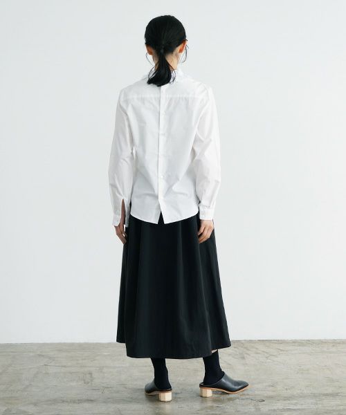 MIYAO.ミヤオ.BLOUSE[MVBL-08/2.白×白×白]