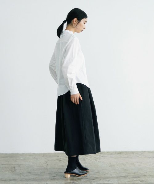 MIYAO.ミヤオ.BLOUSE[MVBL-08/2.白×白×白]