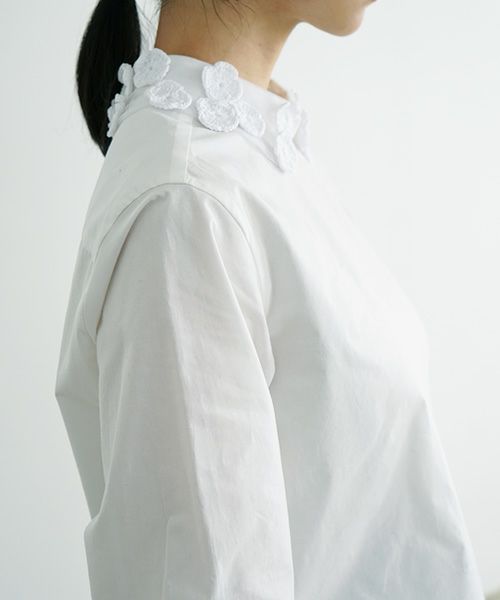 MIYAO.ミヤオ.BLOUSE[MVBL-08/2.白×白×白]