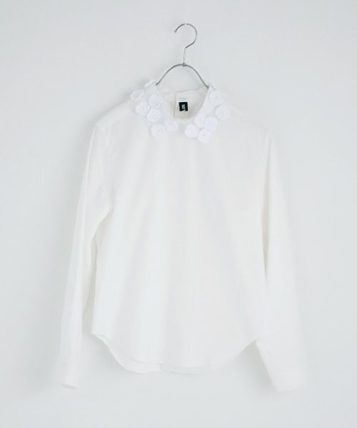 MIYAO.ミヤオ.BLOUSE[MVBL-08/2.白×白×白]