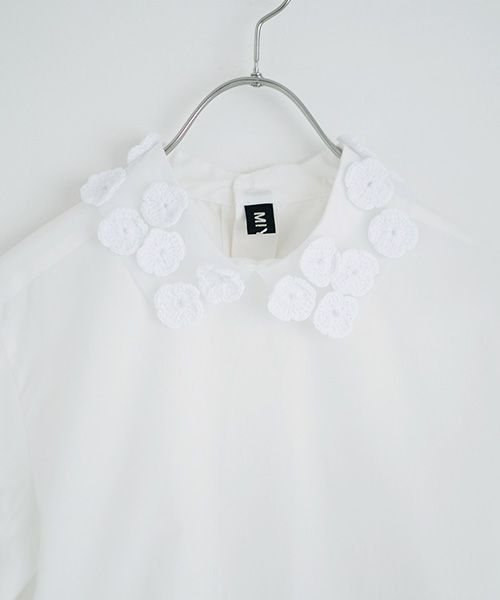 MIYAO.ミヤオ.BLOUSE[MVBL-08/2.白×白×白]