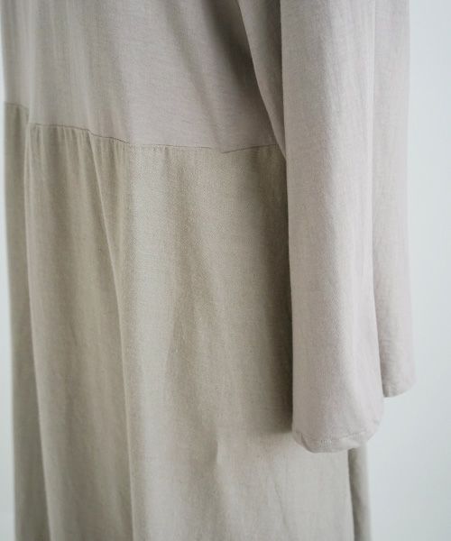 Mochi / home&miles.モチ / ホーム＆マイルズ.flare sleeve one piece [greige]