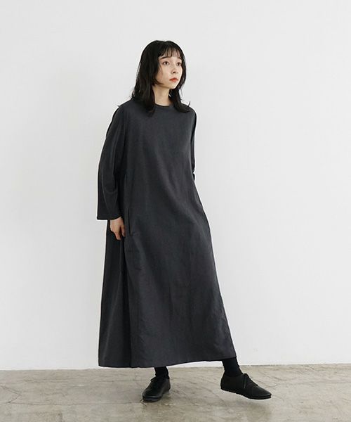 Mochi / home&miles.モチ / ホーム＆マイルズ.trapeze one piece [sumi/・1]