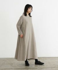 Mochi / home&miles.モチ / ホーム＆マイルズ.trapeze one piece [greige]