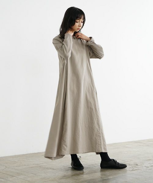 Mochi / home&miles.モチ / ホーム＆マイルズ.trapeze one piece [greige]