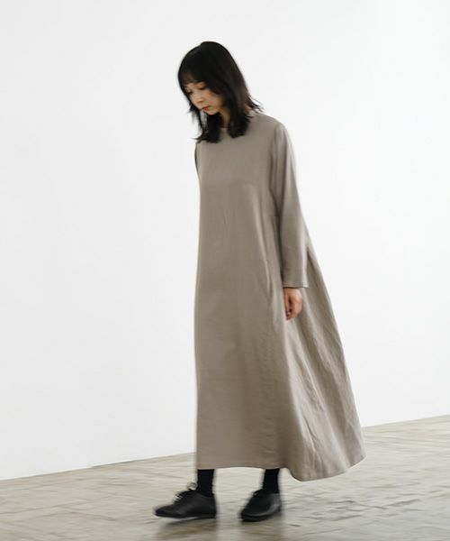 Mochi / home&miles.モチ / ホーム＆マイルズ.trapeze one piece [greige]