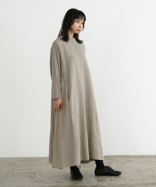 Mochi / home&miles.モチ / ホーム＆マイルズ.trapeze one piece [greige]