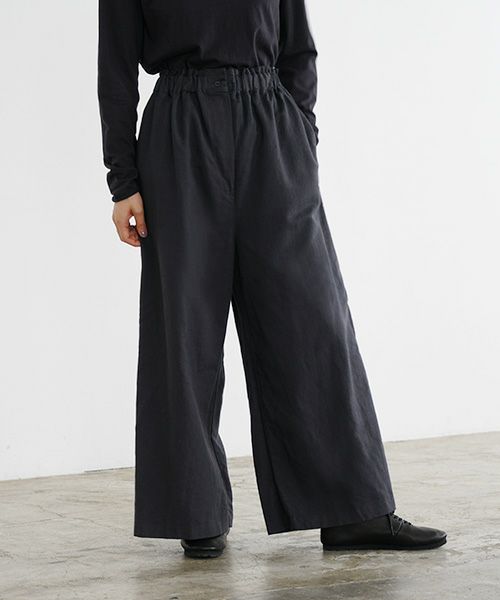 Mochi / home&miles.モチ / ホーム＆マイルズ.wide pants [sumi]