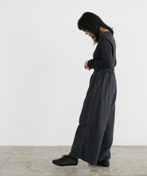 Mochi / home&miles.モチ / ホーム＆マイルズ.wide pants [sumi]