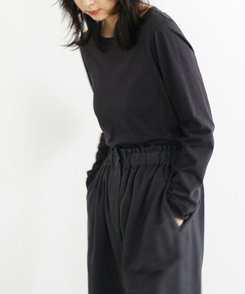 Mochi / home&miles.モチ / ホーム＆マイルズ.wide pants [sumi]