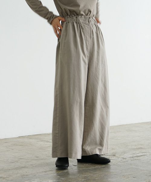 Mochi / home&miles.モチ / ホーム＆マイルズ.wide pants [greige]