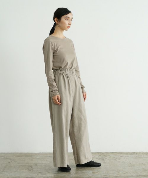 Mochi / home&miles.モチ / ホーム＆マイルズ.wide pants [greige]