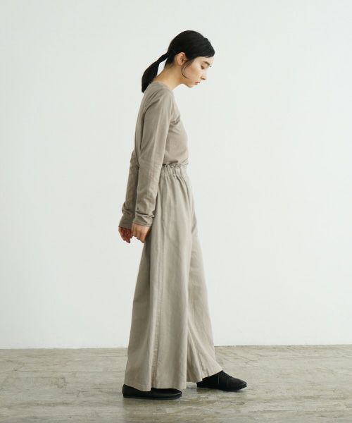 Mochi / home&miles.モチ / ホーム＆マイルズ.wide pants [greige]