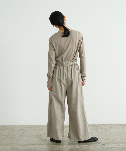 Mochi / home&miles.モチ / ホーム＆マイルズ.wide pants [greige]