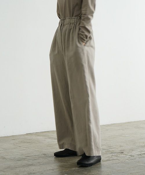 Mochi / home&miles.モチ / ホーム＆マイルズ.wide pants [greige]