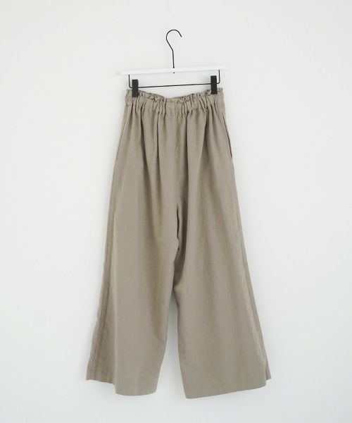 Mochi / home&miles.モチ / ホーム＆マイルズ.wide pants [greige]