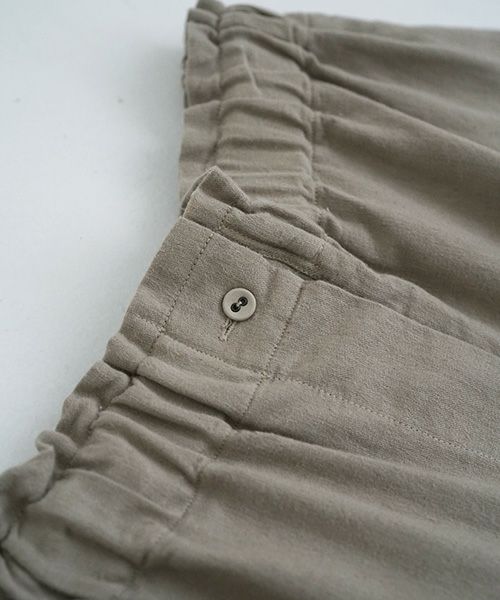 Mochi / home&miles.モチ / ホーム＆マイルズ.wide pants [greige]