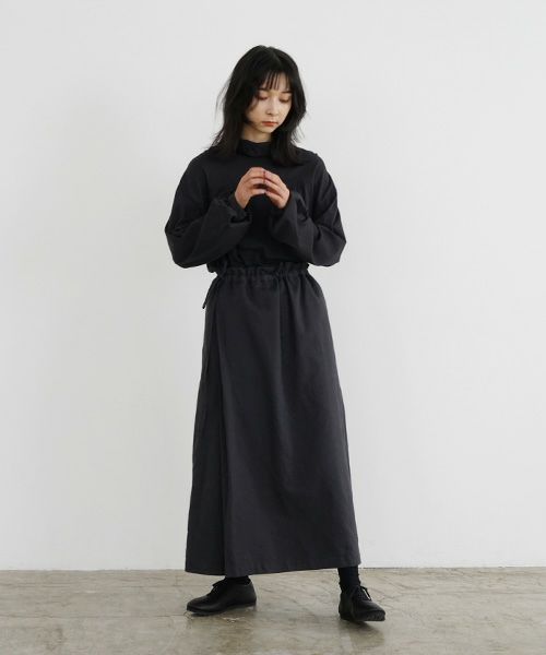 Mochi / home&miles.モチ / ホーム＆マイルズ.wrap pants [sumi]