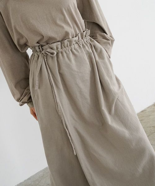 Mochi / home&miles.モチ / ホーム＆マイルズ.wrap pants [greige]