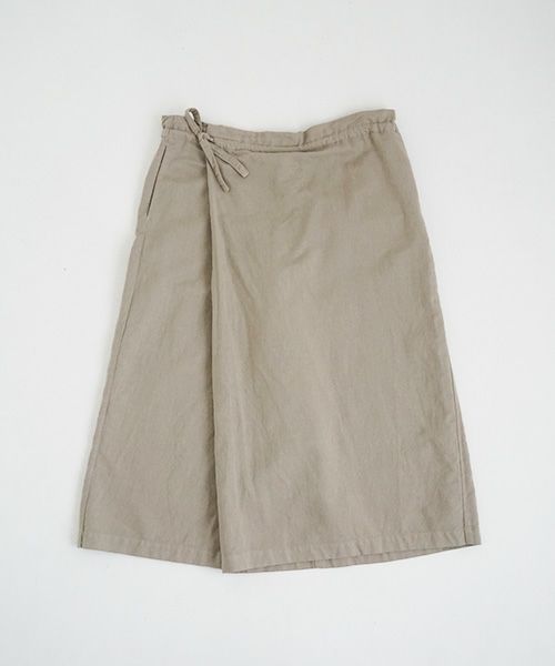 Mochi / home&miles.モチ / ホーム＆マイルズ.wrap pants [greige]