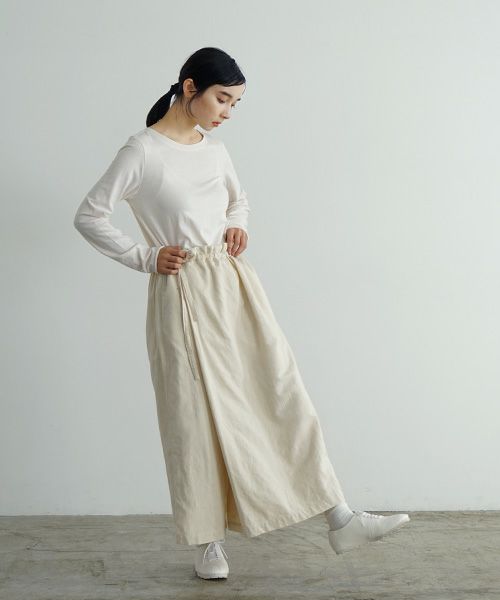 Mochi / home&miles.モチ / ホーム＆マイルズ.wrap pants [off white・]