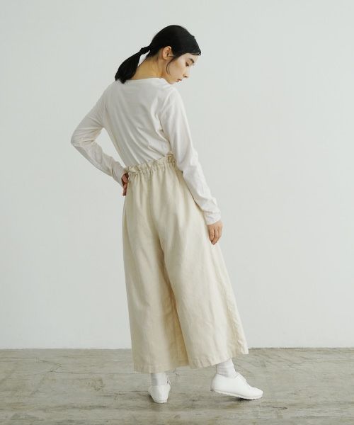 Mochi / home&miles.モチ / ホーム＆マイルズ.wrap pants [off white・]