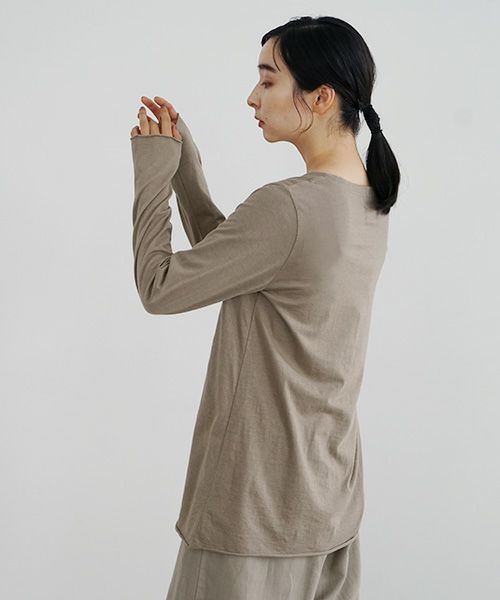 Mochi / home&miles.モチ / ホーム＆マイルズ.cotton cashmere cut&saw [greige]
