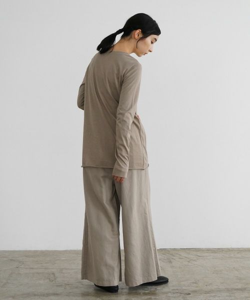 Mochi / home&miles.モチ / ホーム＆マイルズ.cotton cashmere cut&saw [greige]