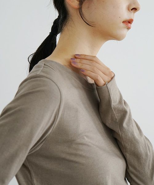 Mochi / home&miles.モチ / ホーム＆マイルズ.cotton cashmere cut&saw [greige]