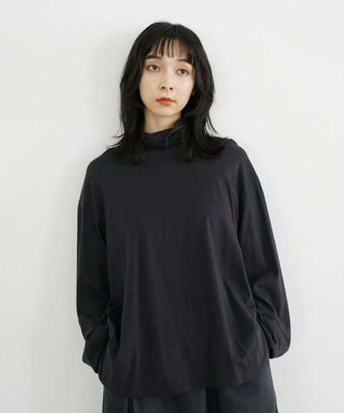 Mochi / home&miles.モチ / ホーム＆マイルズ.cotton cashmere turtleneck [sumi]