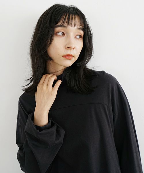 Mochi / home&miles.モチ / ホーム＆マイルズ.cotton cashmere turtleneck [sumi]