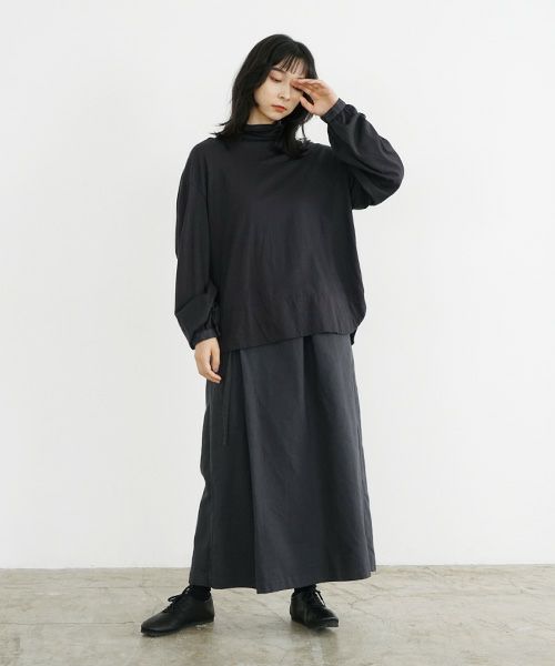 Mochi / home&miles.モチ / ホーム＆マイルズ.cotton cashmere turtleneck [sumi]