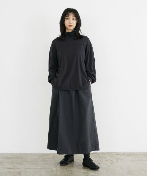 Mochi / home&miles.モチ / ホーム＆マイルズ.cotton cashmere turtleneck [sumi]